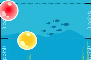 Bubble fun game, where you need to tap to pop bubbles
