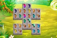 Παιχνίδι Mahjong connect με πεταλούδες