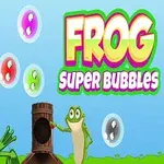 In this game frog has to match the same color balls