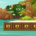 Help Green Ninja to get to the finish line