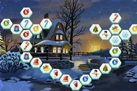 Mahjong Hex Connect για τα Χριστούγεννα