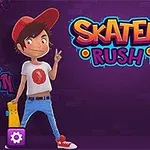 Challenge your skills and practice new tricks to be an awesome skater boy!