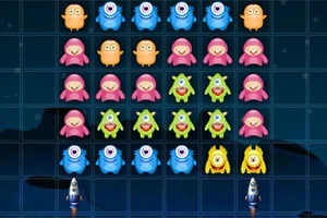 Click on 3 or more similar blocks to get them eliminated