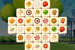 Simplified classic Mahjong game with a FOOD theme