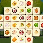 Simplified classic Mahjong game with a FOOD theme